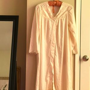 Vintage Shadowline Light Pink Robe Sz S